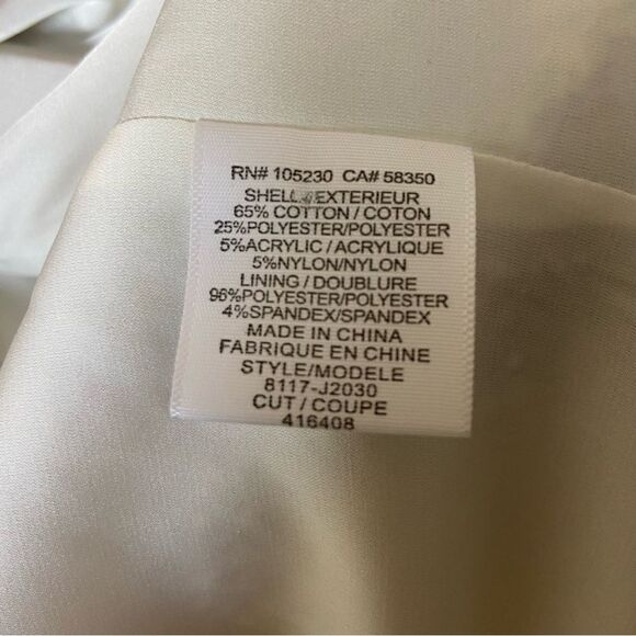 Joie Balina Tweed Porcelain Blue Blazer Size L - Picture 8 of 11